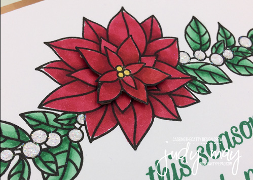 Stampin' Up! Peaceful Poinsettia - Judy May, Just Judy Designs, Melbourne