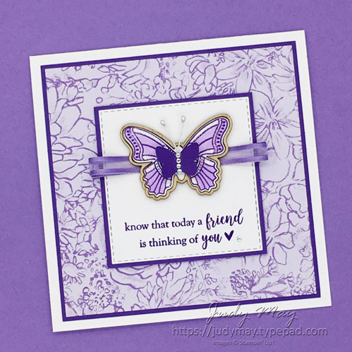 Stampin' Up! Botanical Butterfly DSP, Butterfly Elements & Part Of My Story - Judy May, Just Judy Designs, Melbourne