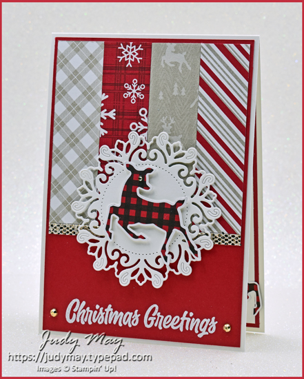 Stampin' Up! Peaceful Prints DSP | Sale-a-bration 2021 | Judy May, Just Judy Designs