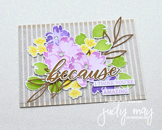 This is a slimline card using Stampin' Up! Floral Impressions DSP. Head over to my blog for more details. This is pretty floral card with lots of dimension and texture using the products in the Brushed With Beauty Suite.